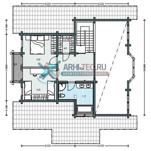 Проект дома Б-7 -52