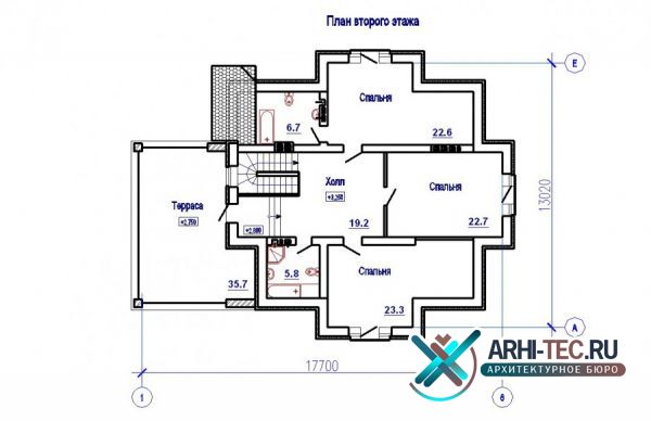 Проект кирпичного дома 11250