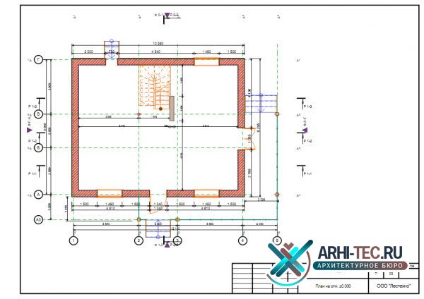 Проект комбинированного дома Б-17